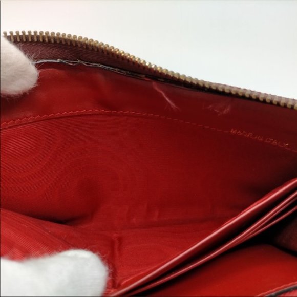 Valentino Garavani Zippy Wallet Red Canvas - Picture 5 of 8